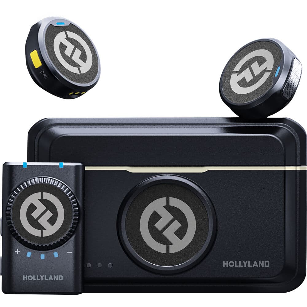 Microfone Wireless Hollyland Lark M2 Duo Versão Câmera - Shine Charcoal 1