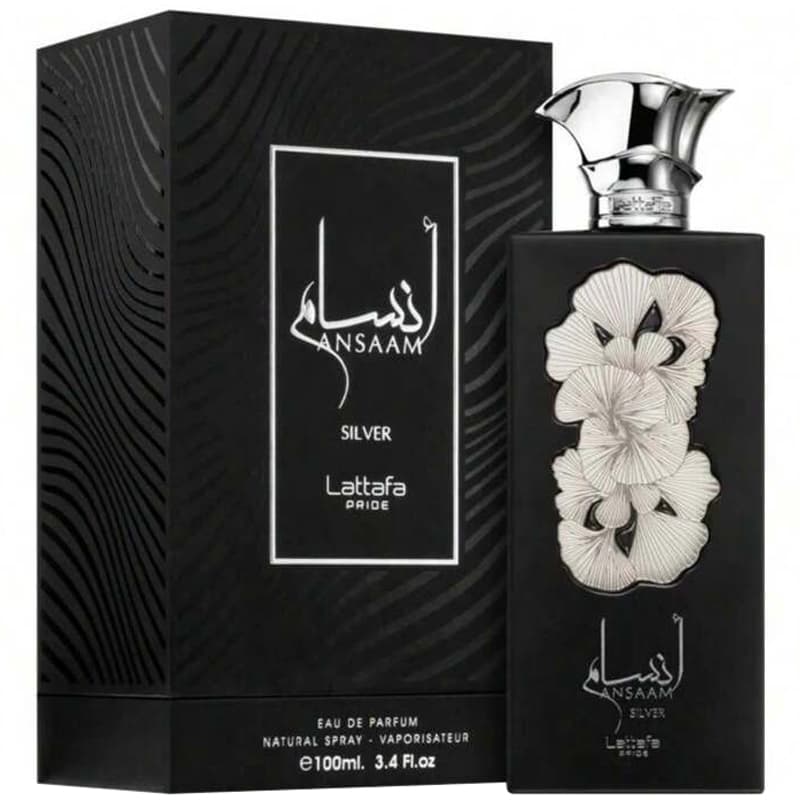 Perfume Lattafa Pride Ansaam Silver EDP Unissex - 100ml