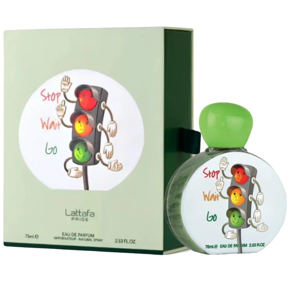 Perfume Lattafa Pride Kids Stop Wait Go EDP Unissex - 75mL