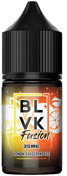 Essência Para Vaper BLVK Fusion Salt 35mg Nicotina Lemon Tangerine Ice - 30ml