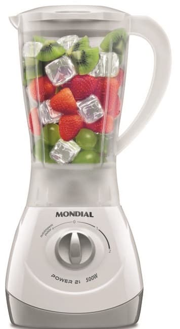 Liquidificador Mondial Power 2i NL-26 500W 110V - Branco