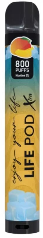 Vaper Life Pod Xtra 5% Nicotina 800 Puffs - Mango Ice
