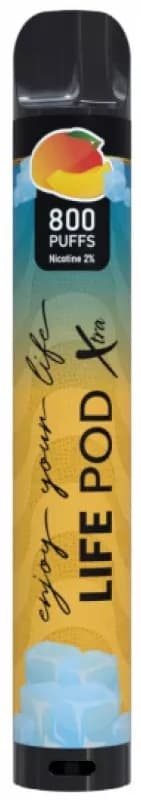 Vaper Life Pod Xtra 5% Nicotina 800 Puffs - Peach Ice