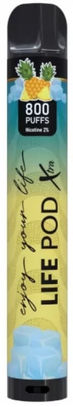 Vaper Life Pod Xtra 5% Nicotina 800 Puffs - Pineapple Ice