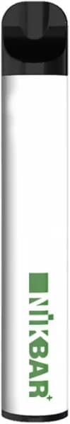 Vaper Descartável Nikbar 5% Nicotina 600 Puffs - Green Apple Ice