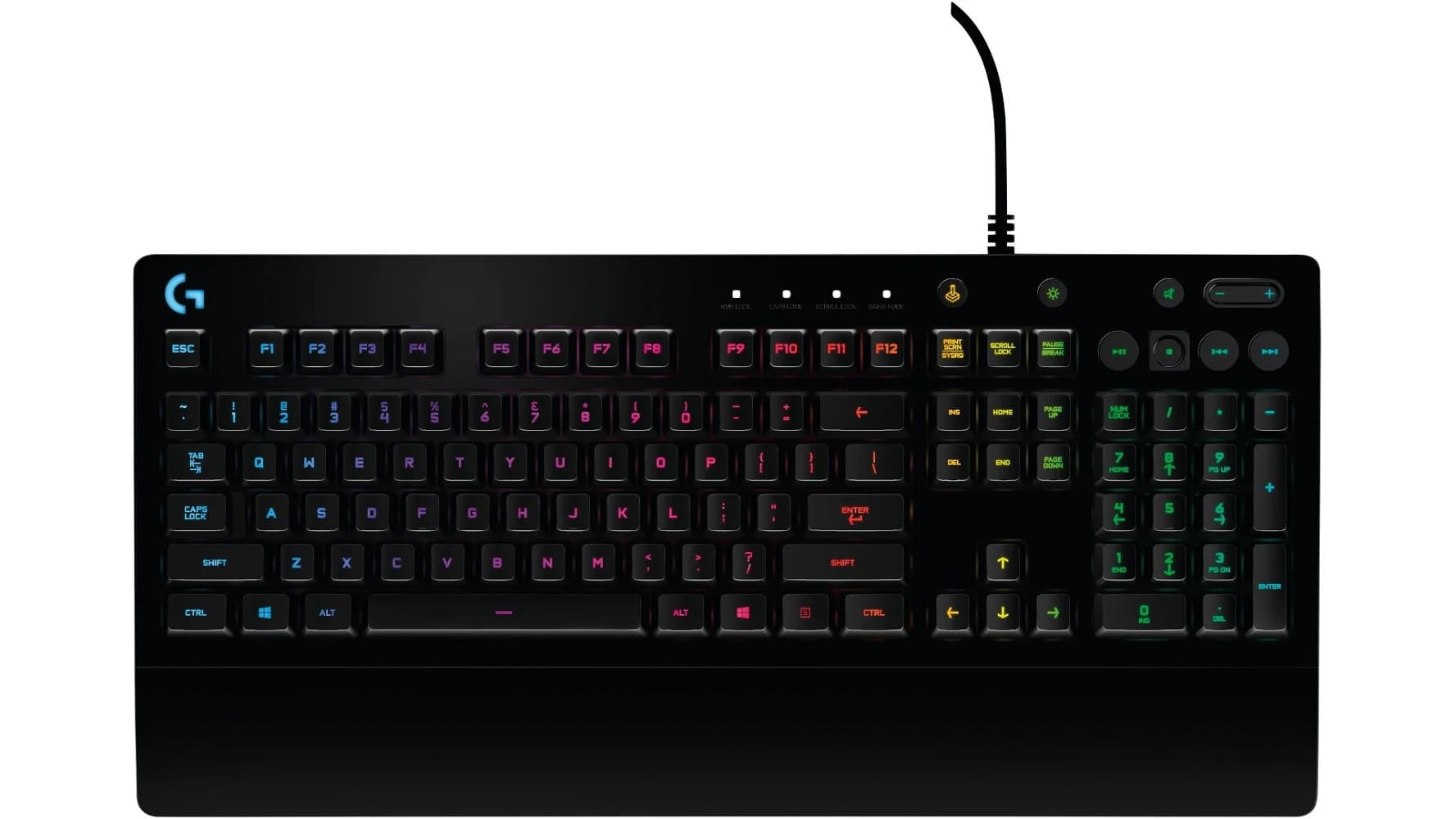 Teclado Gaming Logitech G213 Prodigy Espanhol - Preto