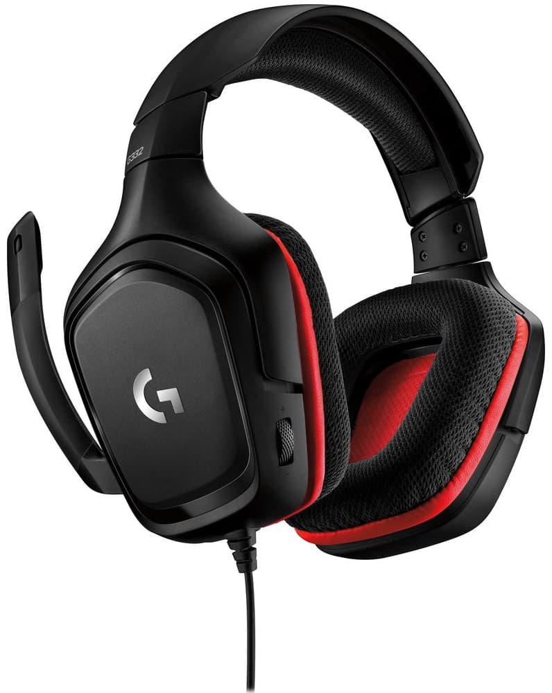 Fone De Ouvido Logitech Gaming G332 981-000755 - Black/Red 1