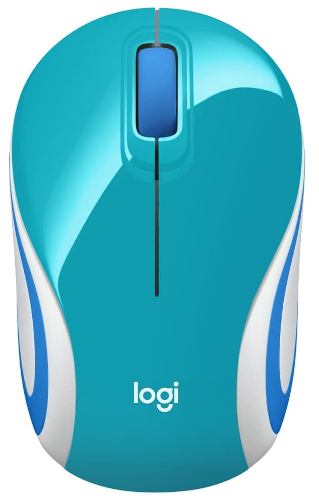 Mouse Wireless Logitech M187 - Teal 1