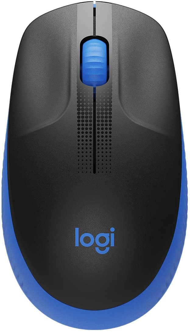 Mouse Wireless Logitech M190 - Blue/Black 1
