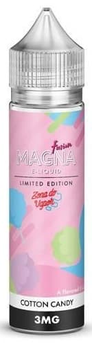 Essência para Vape Magna Fusion Limited Edition Cotton Candy 3mg Nicotina - 60ml