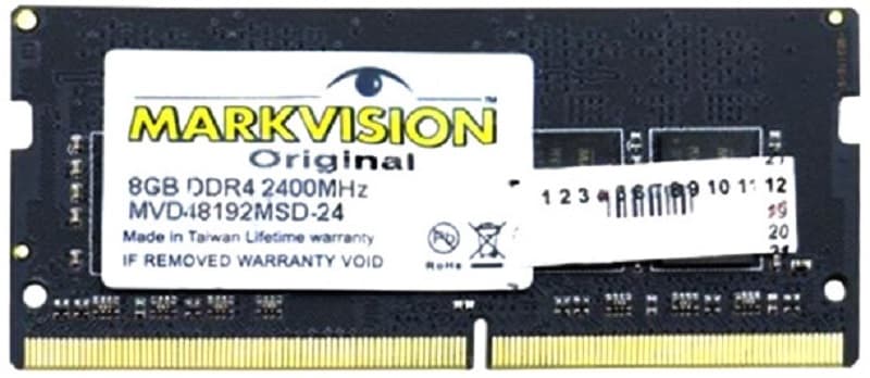 Memória para Notebook Markvision 8GB 2400MHz DDR4 MVD48192MSD-24