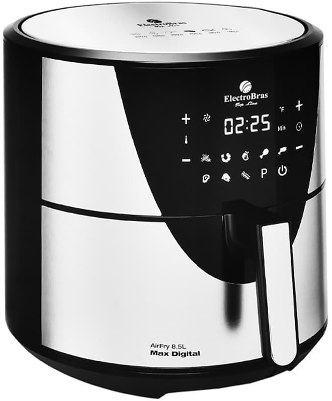 Fritadeira Elétrica ElectroBras Air Fryer Max Digital EBAF-85D 1700W 8.5L 220V - Black 1