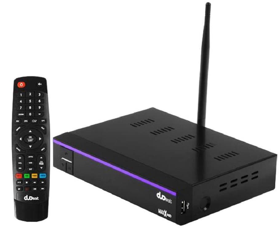Receptor FTA Duosat MAXX HD Full HD Wi-Fi/HDMI/USB Bivolt Preto 1