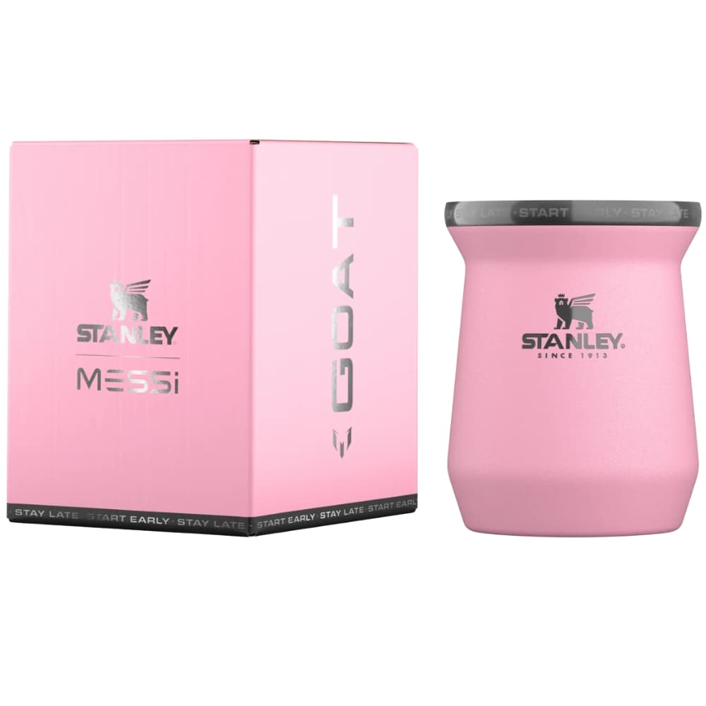 Cuia Stanley × Messi The Stay Chill Mate Mug 236mL - Goat Pink 1