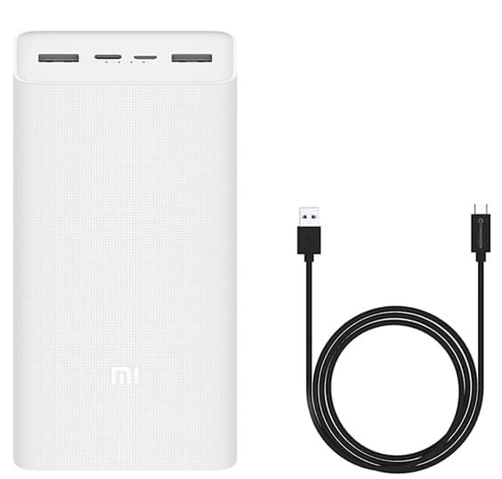 Carregador Portátil Xiaomi Mi Power Bank 3 PB3018ZM 30.000mAh - White 1