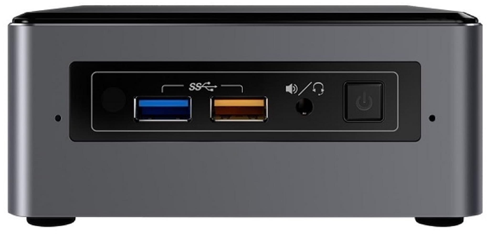Mini PC Intel NUC NUC6CAYH Intel Celeron J3455 Cinza/Preto 1