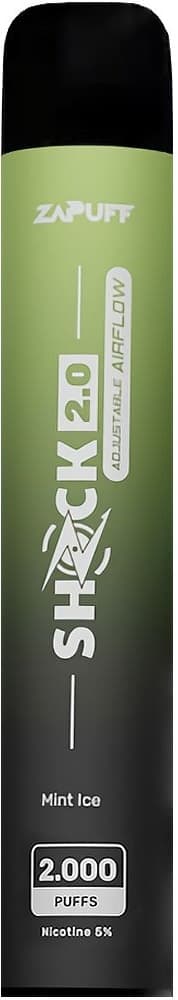 Vaper Descartável Zapuff Shock 2.0 2000 Puffs - Mint Ice