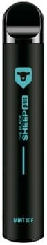 Vaper The Black Sheep Plus Descartável 5% Nicotina 600 Puffs - Mint Ice