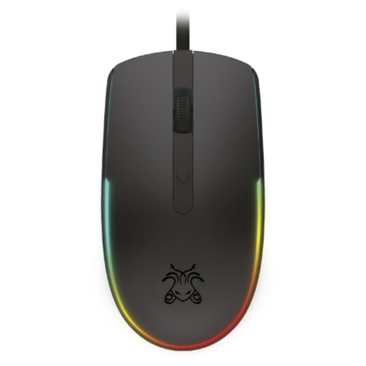Mouse Gaming Mox Emporium MO-M251 USB RGB - Black