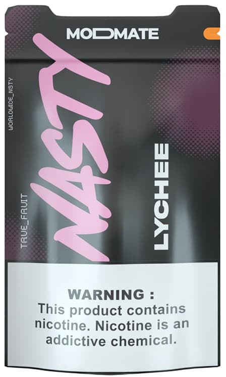 Essência Para Vape Nasty ModMAte Lychee 03mg Nicotina - 60ml