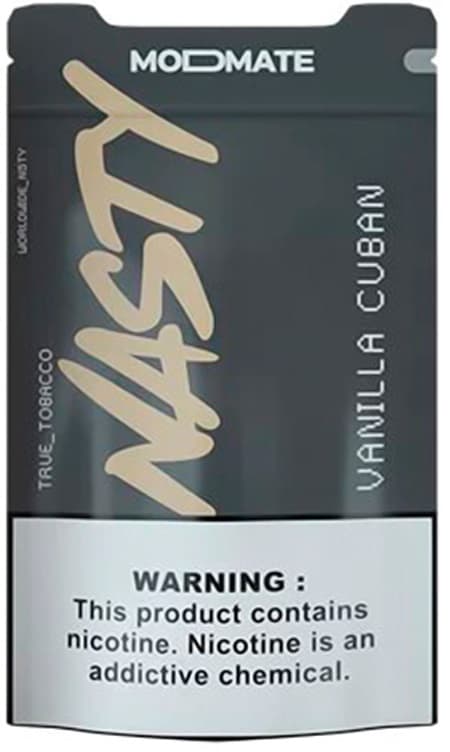 Essência Para Vape Nasty ModMAte Vanilla Cuban 03mg Nicotina - 60ml