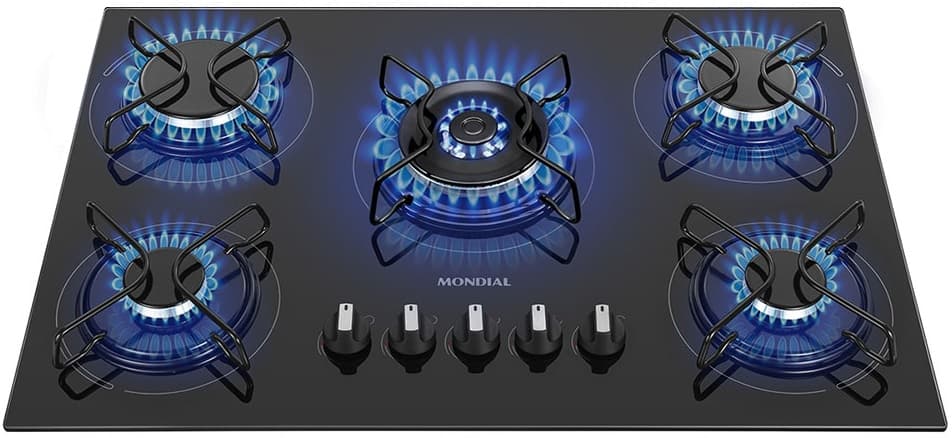 Cooktop a Gás Mondial CTG-03 13.350W 2V - 5 Queimadores