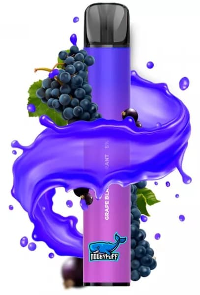 Vaper Descartável Moobypuff 5% Nicotina 1500 Puffs - Grape Blackcurrant