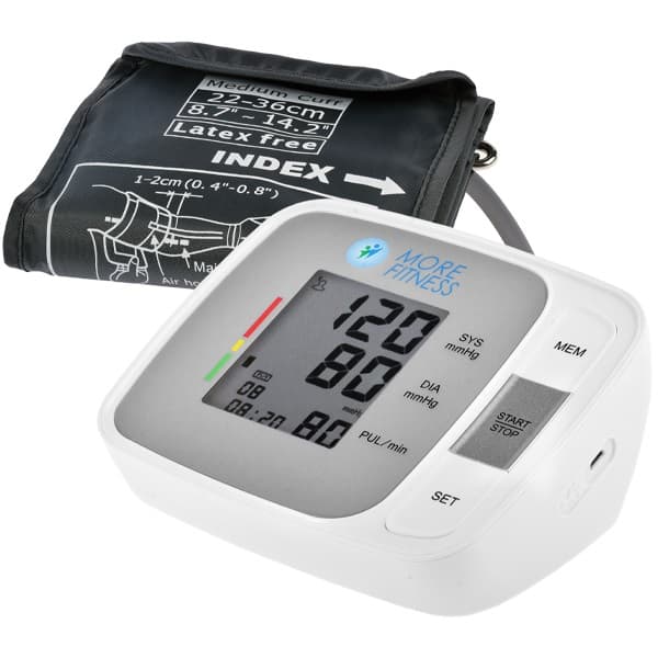 Monitor de Pressão de Braço More Fitness MF-641 - Branco/Cinza