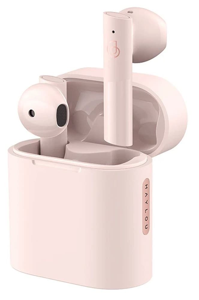Fone de ouvido Wireless Haylou MoriPods Bluetooth/Microfone - Pink