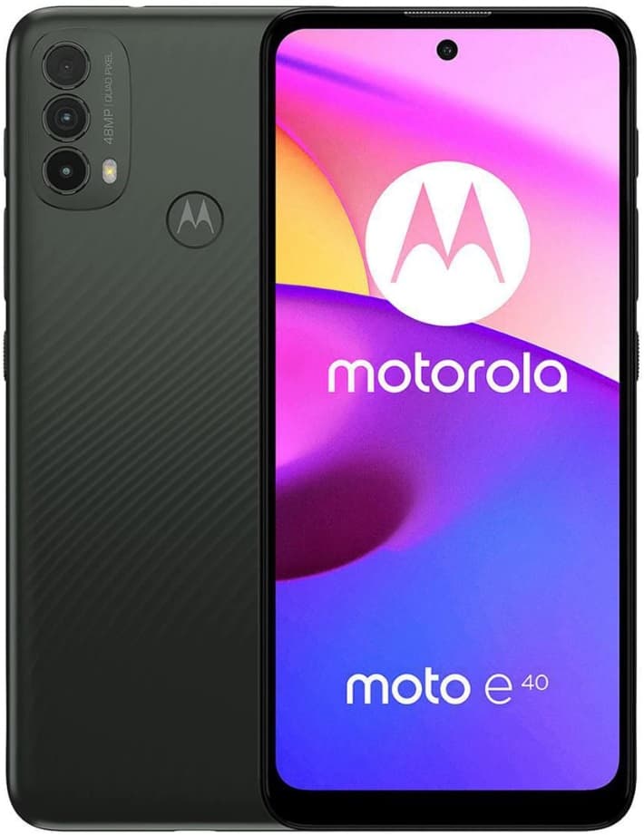 Smartphone Motorola Moto E40 XT2159-3 DS LTE BR 6.5" 4/64GB - Carbon Gray
