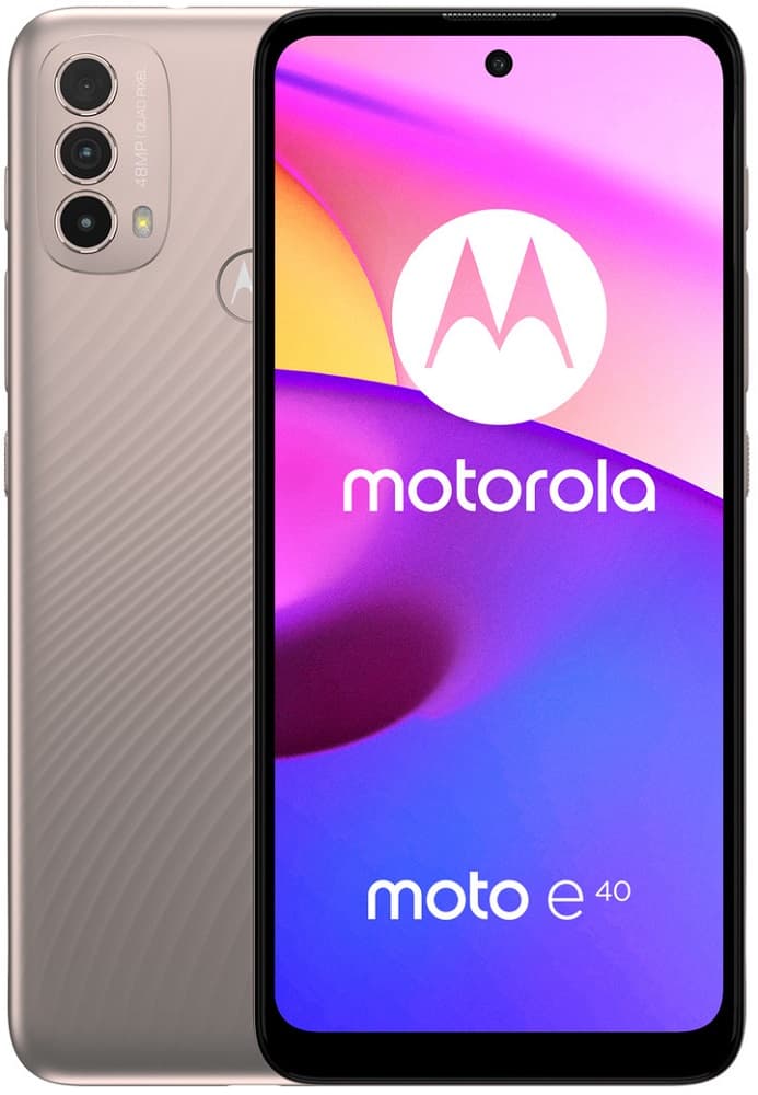 Smartphone Motorola Moto E40 XT2159-10 DS LTE 6.5" 4/64GB - Pink Champagne