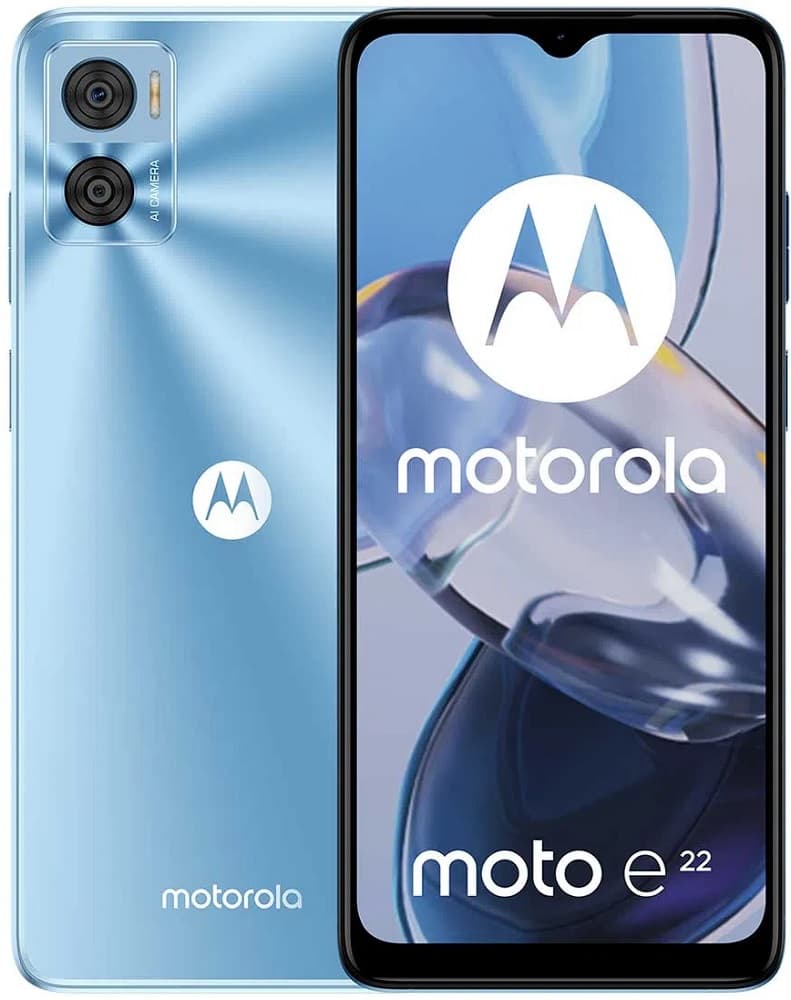 Smartphone Motorola Moto E22 XT2239-7 DS LTE 6.5" 3/32GB - Crystal Blue