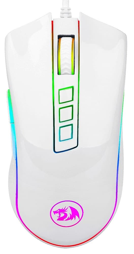 Mouse Gaming Redragon Cobra M711W - White