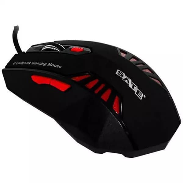 Mouse Gaming Satellite A-57 Retroiluminado 2400DPI - Preto