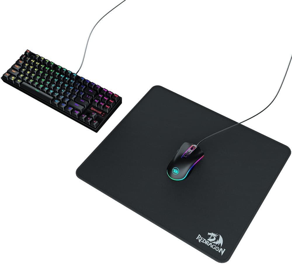 Mouse Pad Gaming Redragon Flick L P031 - Black/Red 1