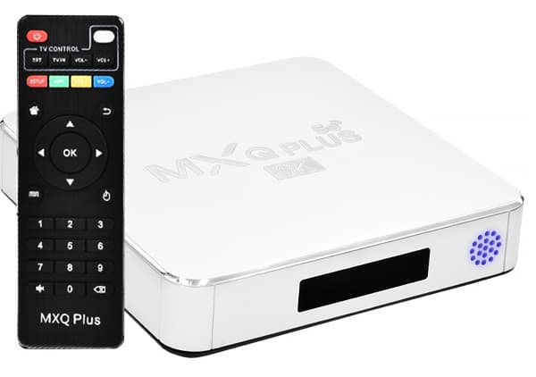 Receptor TV Box MXQ Plus 5G Wi-Fi 8K 16/128GB - White