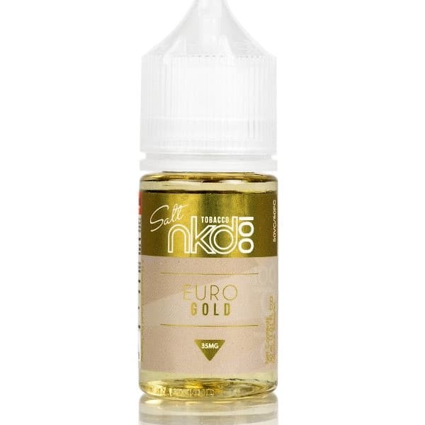 Essência Para Vape Naked 100 Salt Tobacco Euro Gold 50mg Nicotina - 30ml