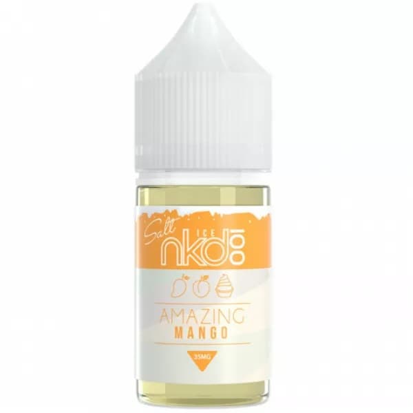 Essência para Vaper Naked 100 Salt Ice Amazing Mango 35mg Nicotina - 30ml
