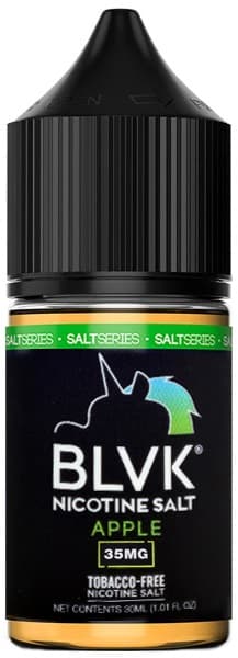 Essência Para Vaper BLVK Nicotine Salt Apple 35mg Nicotina - 30ml