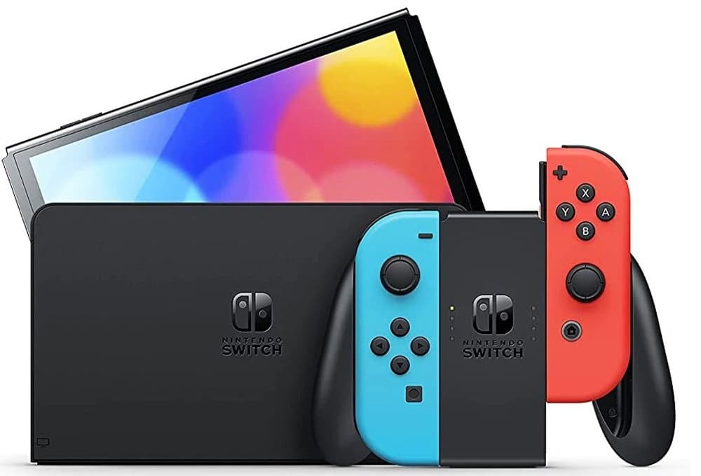 Console Nintendo Switch OLED 64GB HEG-S-KAAAA - Blue/Red 1