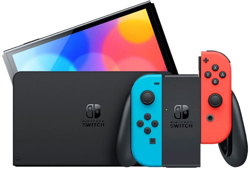 Console Nintendo Switch OLED 64GB HEG S KABAA - Red/Blue (Japonês) 1