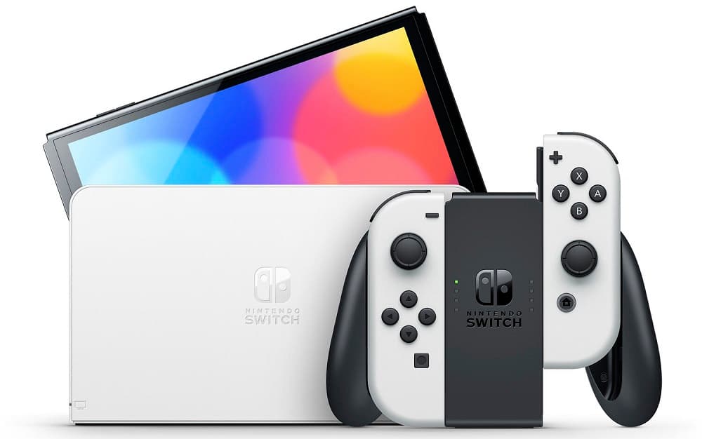 Console Nintendo Switch OLED 64GB HEG-S-KAAAA - White/Black 1