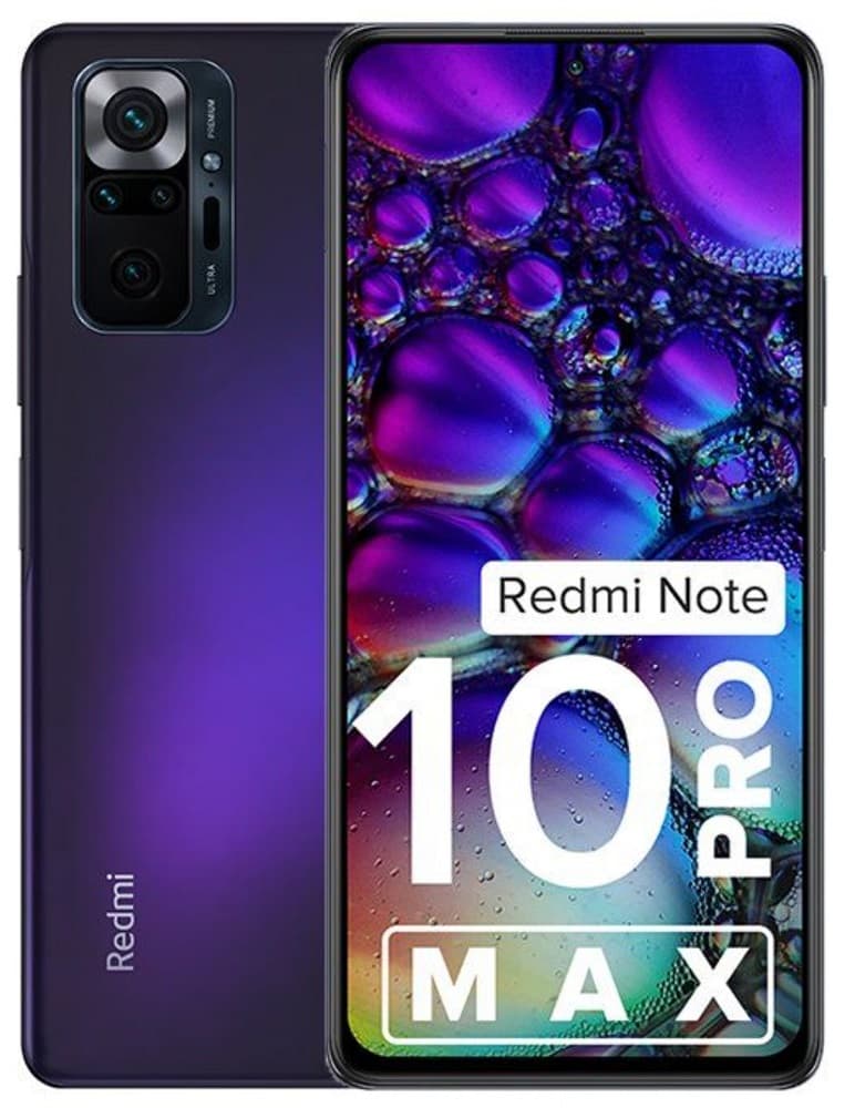 Smartphone Xiaomi Redmi Note 10 Pro Max DS LTE 6.67" 6/128GB Dark Nebula (India)
