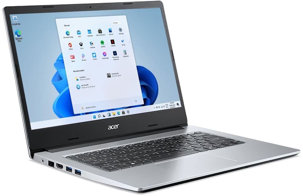 Notebook Acer Aspire 3 A3114-35-C3KD intel Celeron N4500 4/128GB SSD 14" W11H - Pure Silver 1