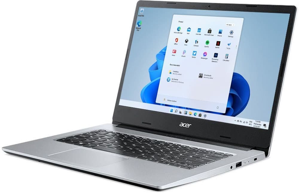 Notebook Acer Aspire 3 A3114-35-C3KD intel Celeron N4500 4/128GB SSD 14" W11H - Pure Silver 3