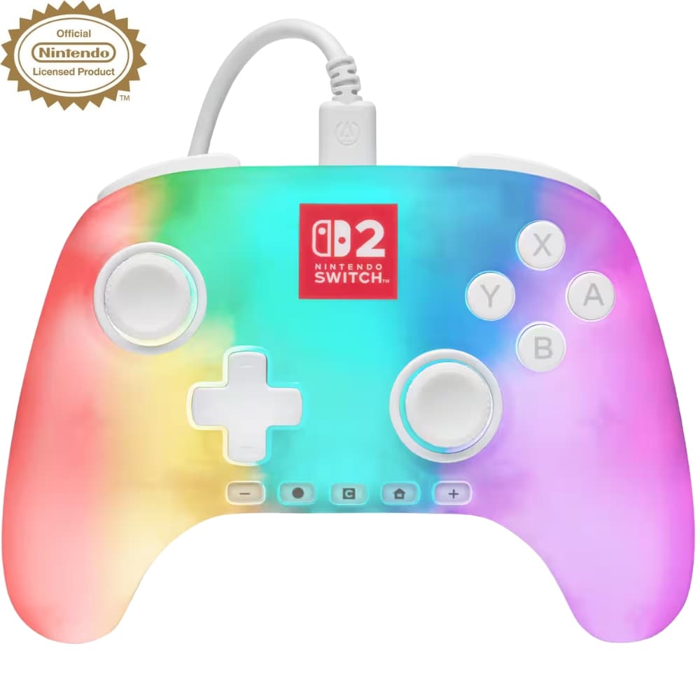 Controle PowerA Nintendo Switch 2 Lumectra - White (PWA-A-15291) 1