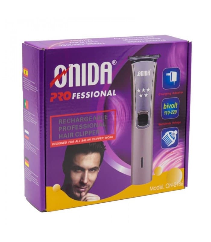 Cortador de Cabelo Onida ON-2186 Recarregável 2V - Gold 4