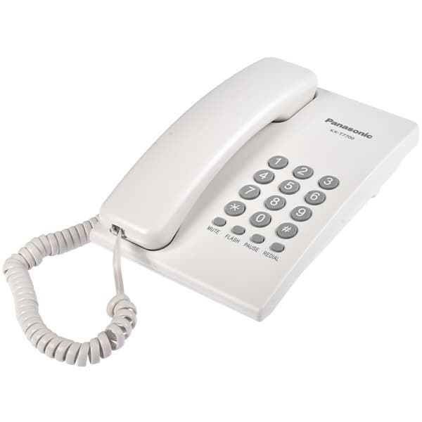 Telefone Fixo Panasonic KX-T7700X 1Base - Branco