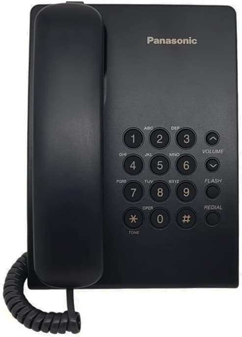 Telefone Fixo Panasonic KX-TS500 - Preto 1