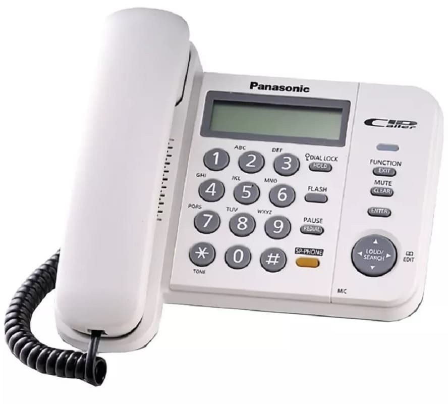 Telefone Panasonic KX-TS580LX 1Base Bivolt - Branco